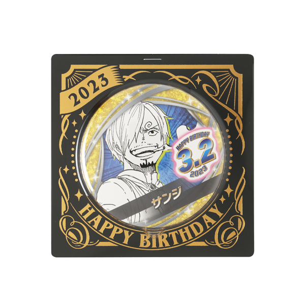 ONE PIECE】バースデイ缶バッジ サンジ: 雑貨｜東映アニメーション