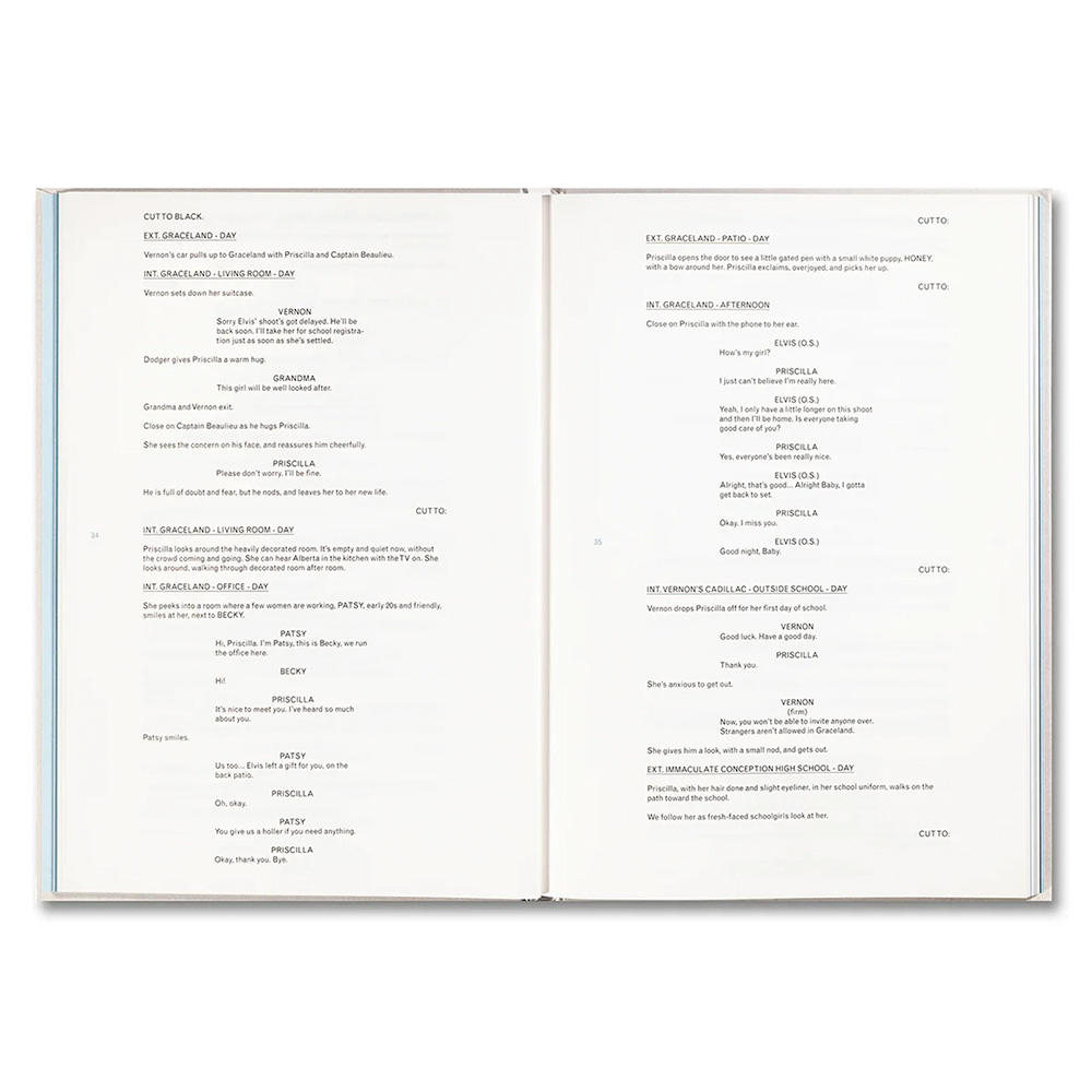 PRISCILLA SCREENPLAY BOOK by Sofia Coppola（ソフィア・コッポラ