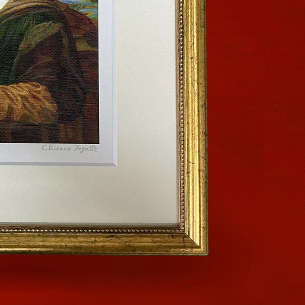 とやちかこ：複製原画】Mona Lisa -Homage to Leonardo -（モナリザ