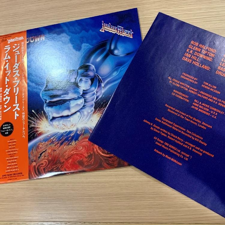 LP】ジューダス・プリースト/ラム・イット・ダウン ジューダス