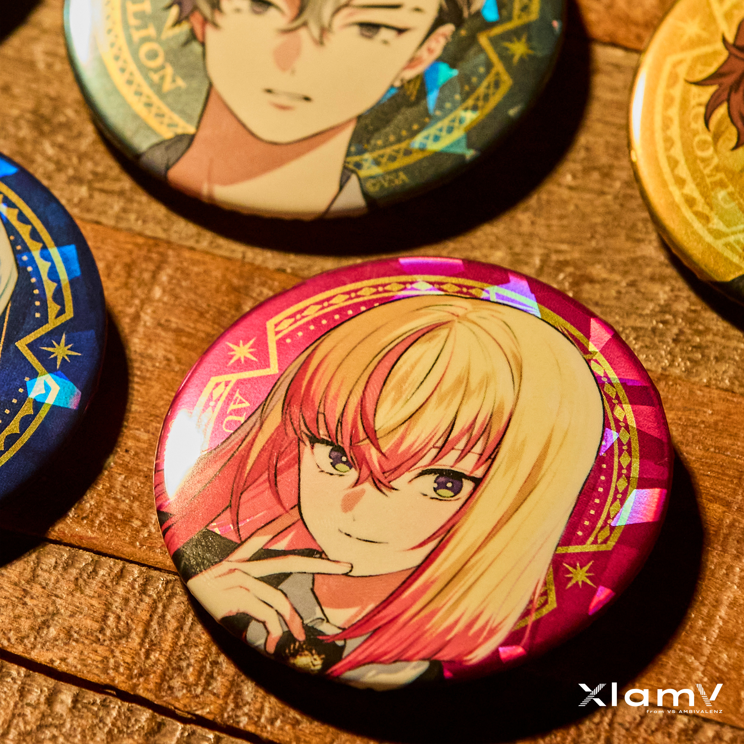 ビバレン レオン 痛バ 缶バッジ ビバレン XlamV レオン LION 缶バッジ