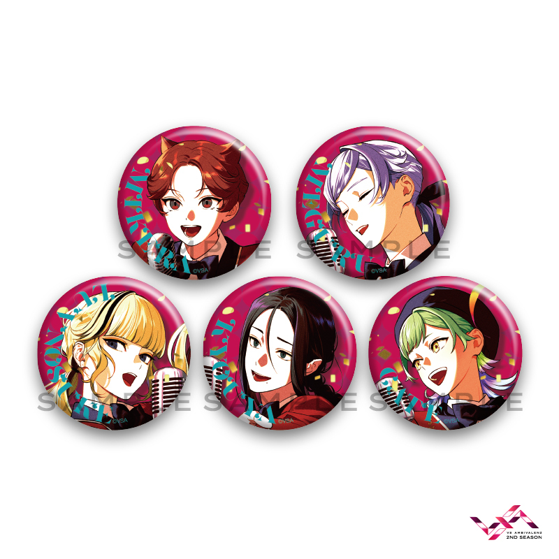 VS AMBIVALENZ ビバレン XlamV なごむ ナゴム 缶バッジ ビバレン