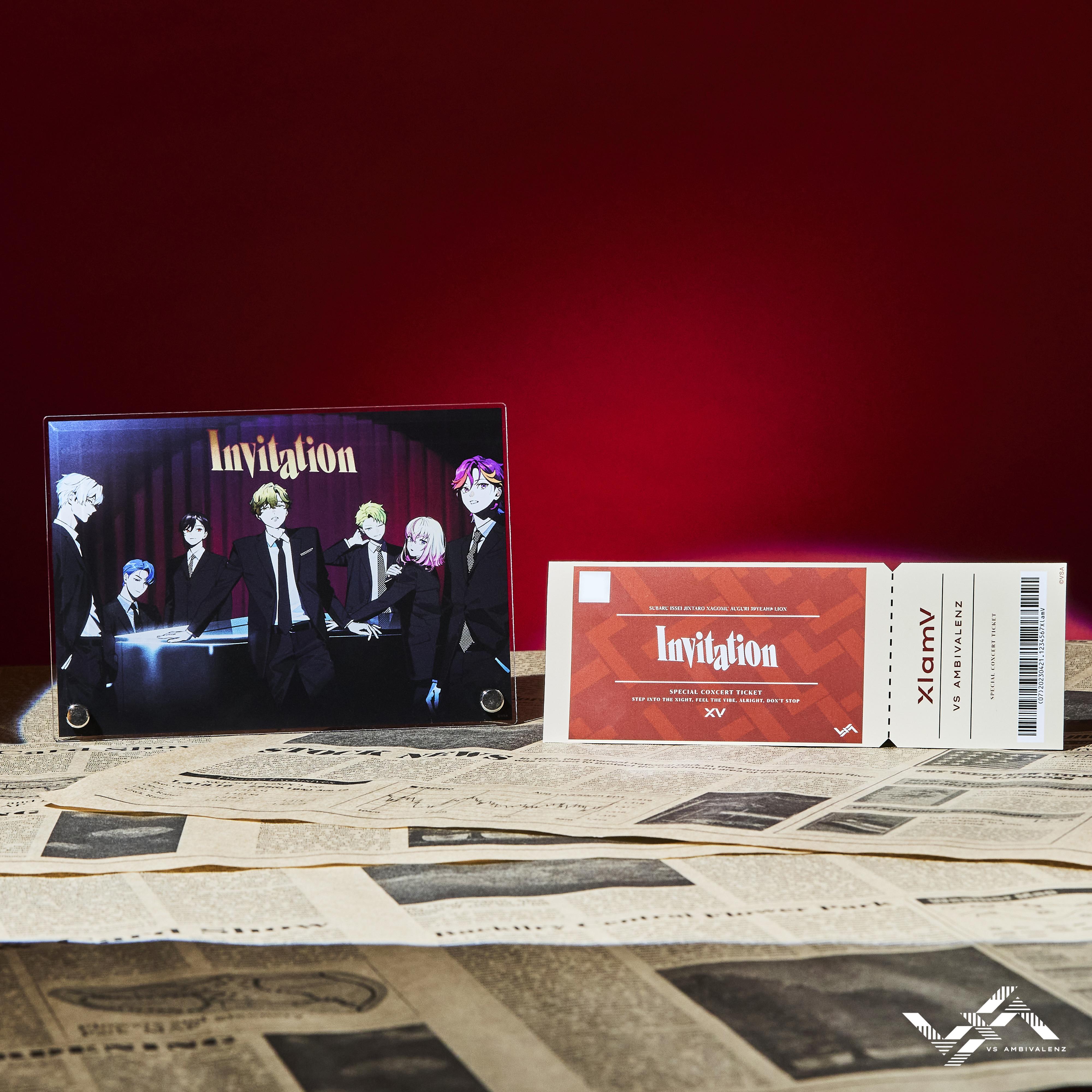 XlamV アクリルパネル＆レプリカチケットセット ~Invitation~ | VS