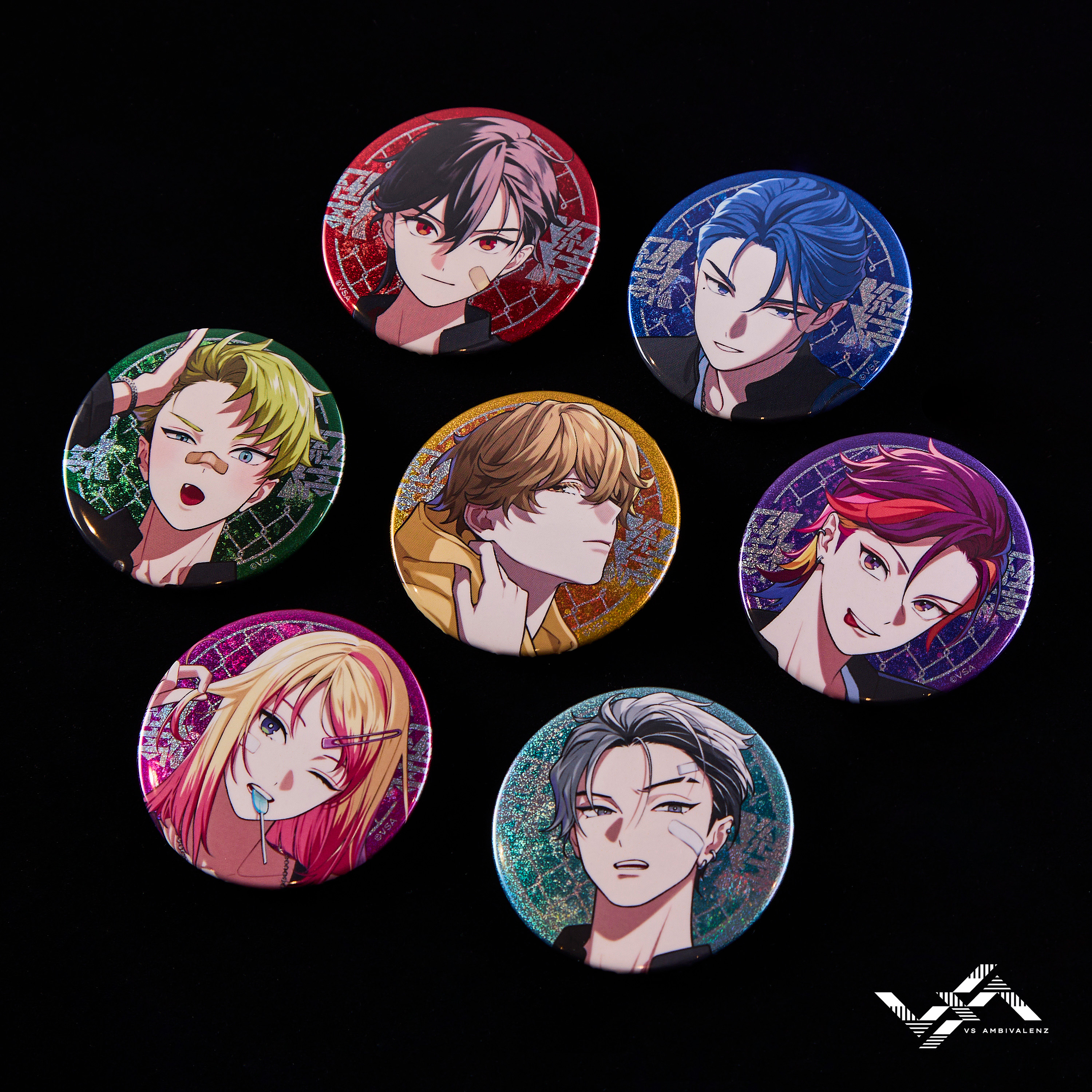 VS AMBIVALENZ ビバレン なごむ 缶バッジ ビバレン 缶バッジ XlamV