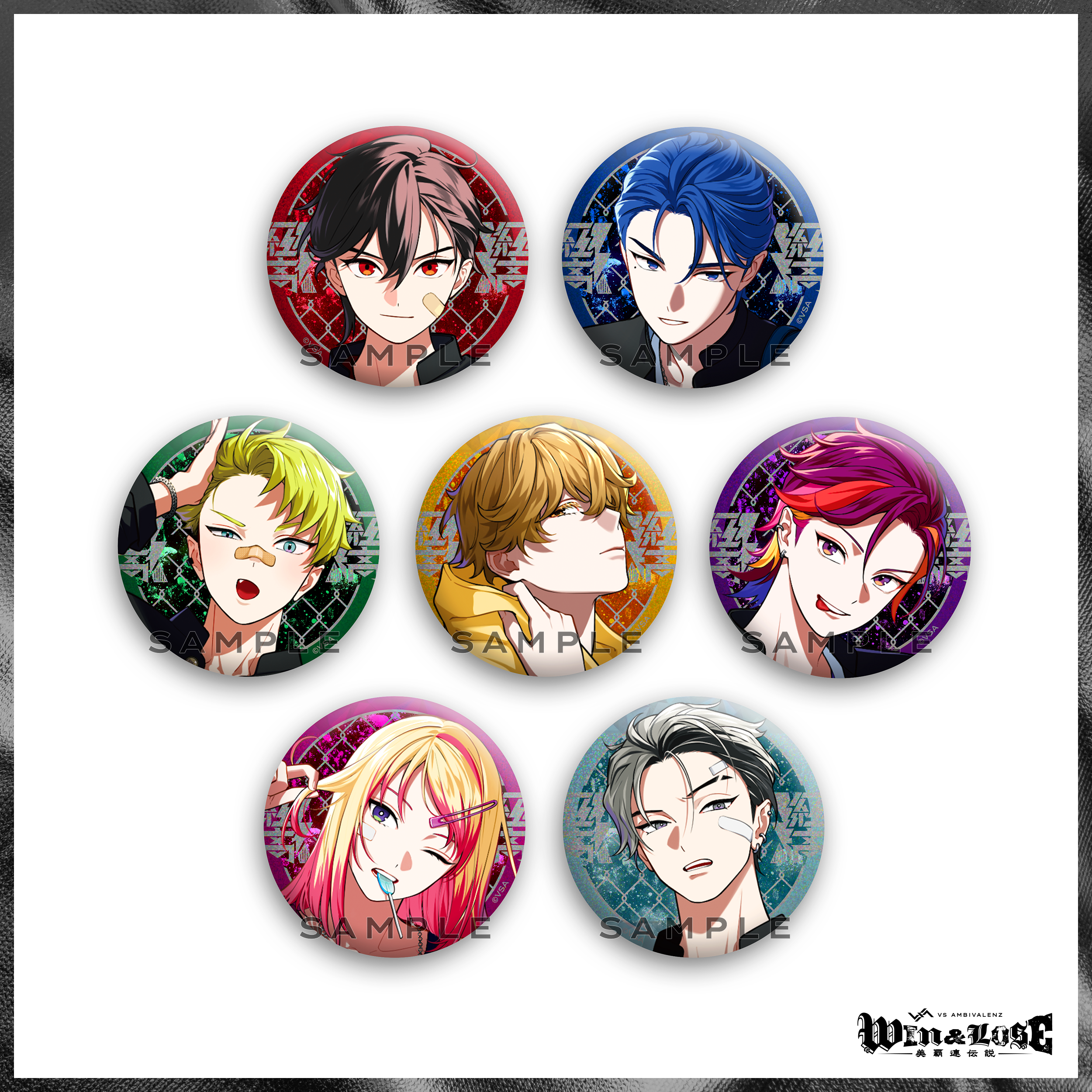 Xlamv レオン ビバレン 缶バッジ AGF ビバレン レオン 缶バッジ