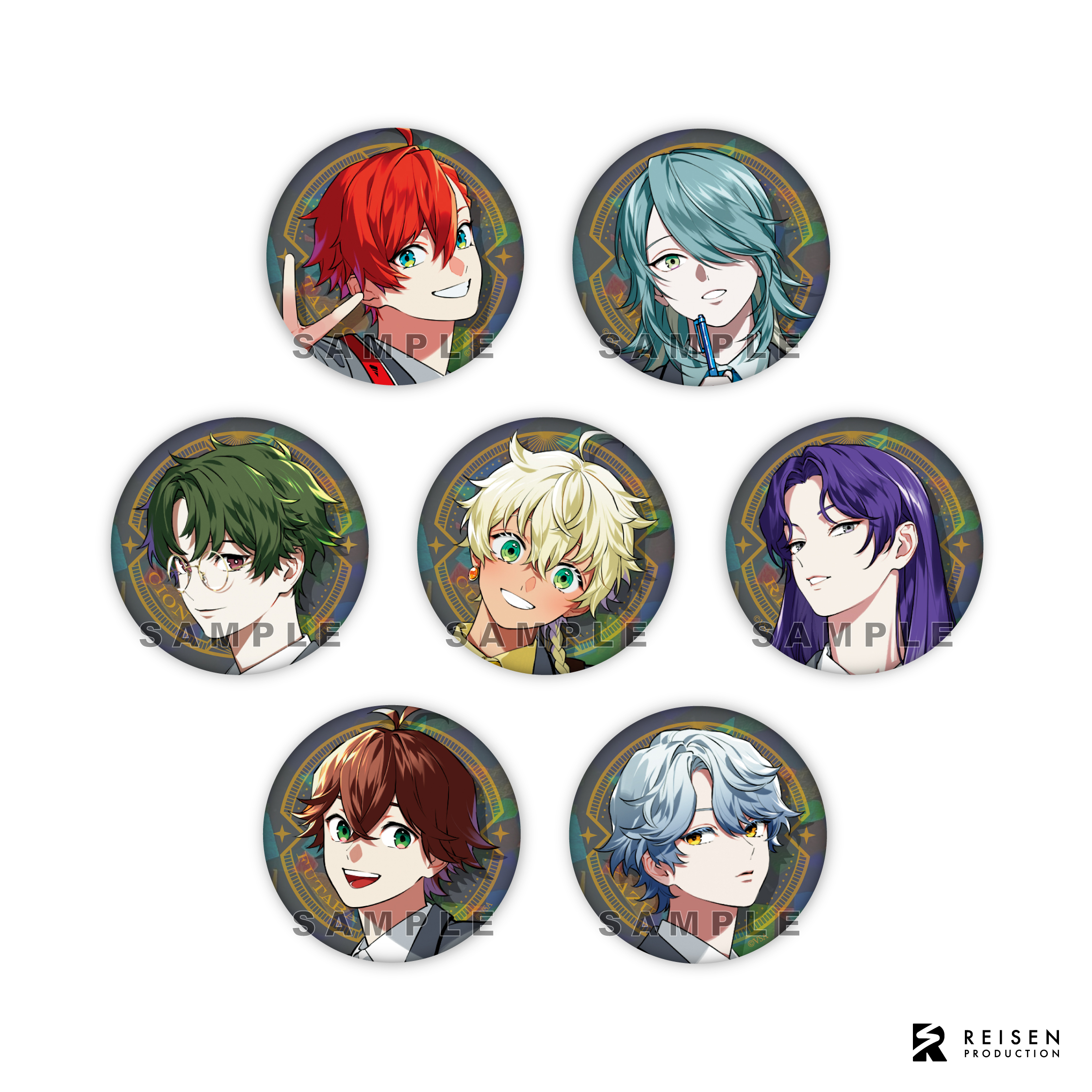 私立ビバレン学園】 REISEN練習生 トレーディング缶バッジ | VS