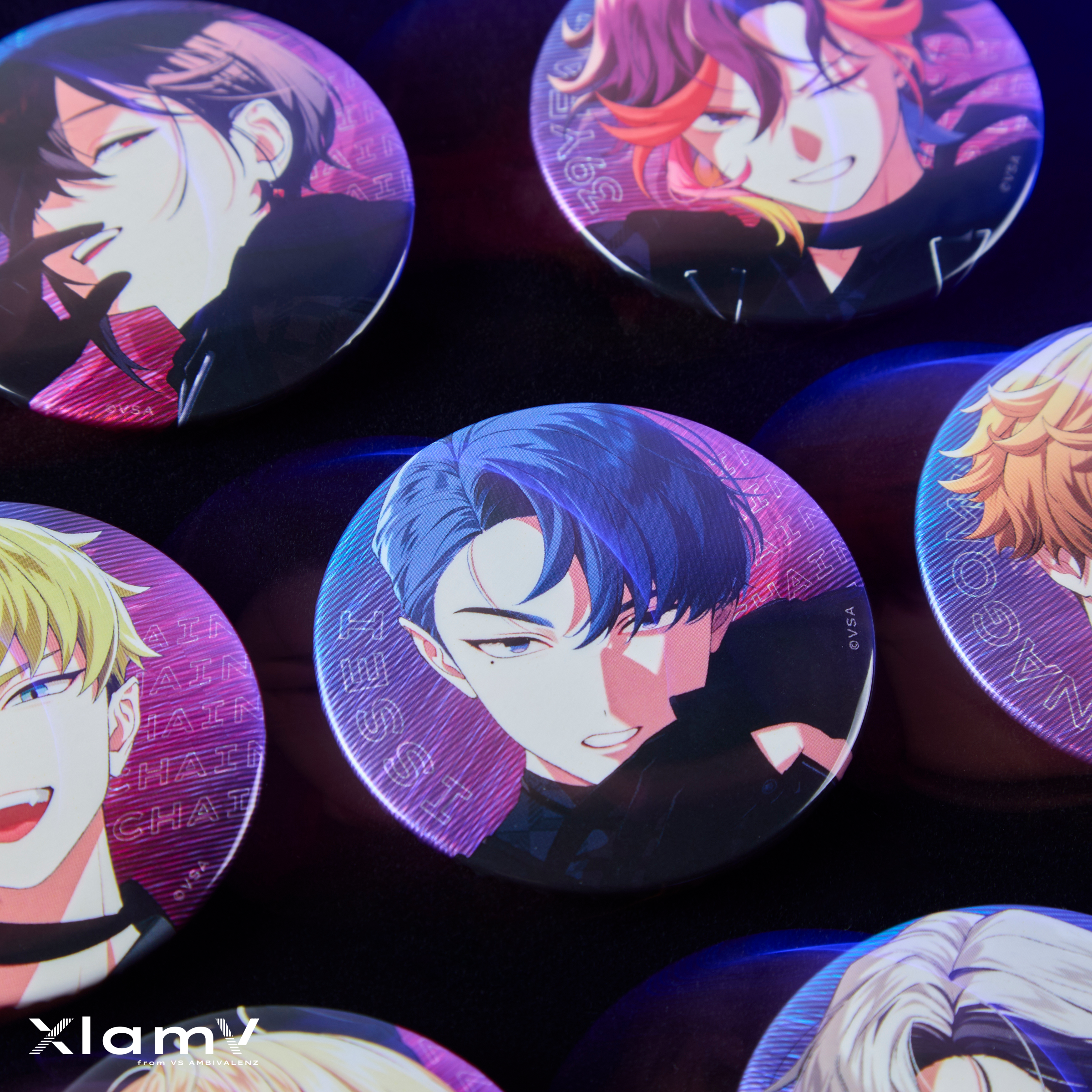 ビバレン XlamV レオン 缶バッジ シャタコレ ビジュカ リスパ ビバレン