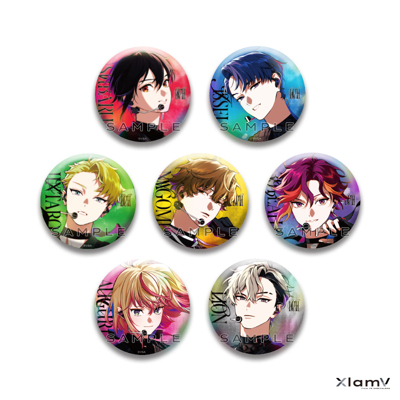 イラストレーター LM7 同人 個展 ボタンバッジ(缶バッジ)セット