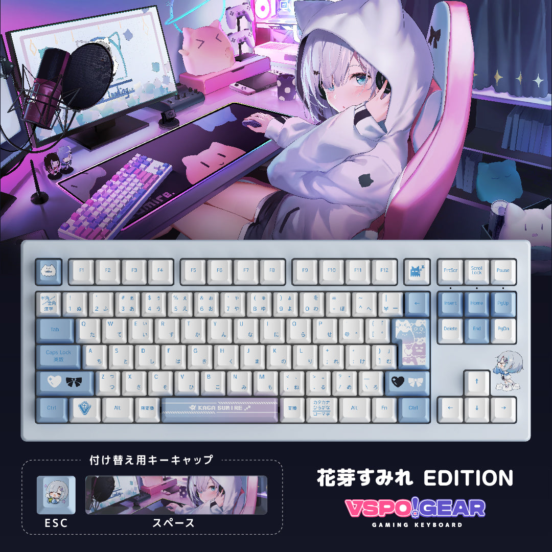 ぶいすぽ GEAR ゲーミングキーボード 橘ひなの VSPO! GEAR 第1弾