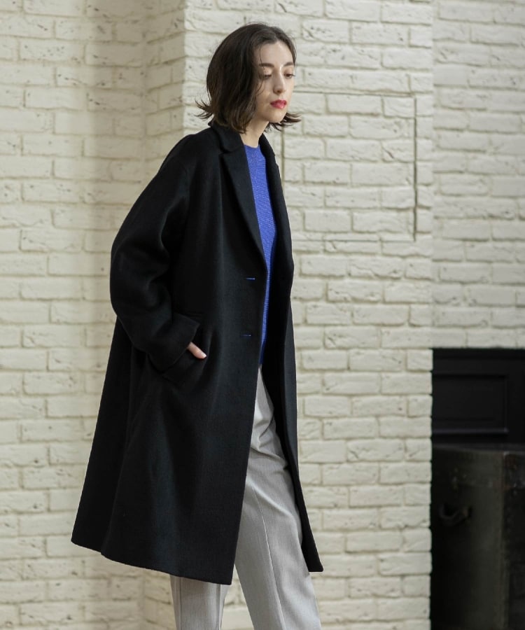 ◇ウールカシミヤブレンド チェスターコート（チェスターコート