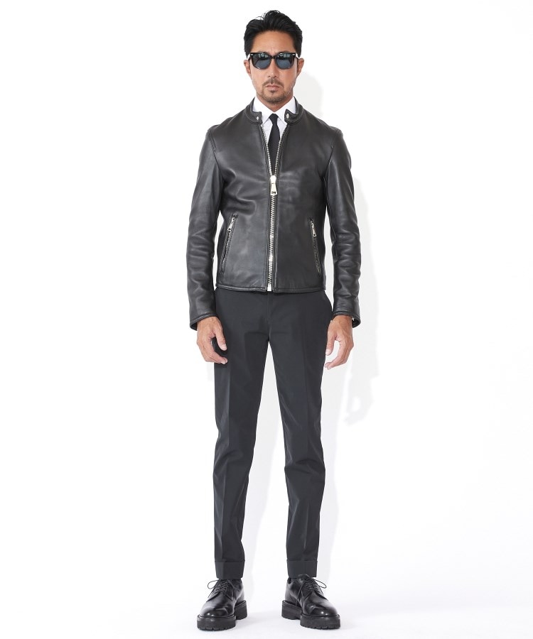 干場義雅×DRESSTERIOR】レザーライダースジャケット（ライダース