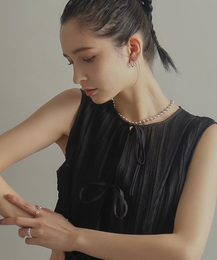 シルバー ボールオープンリング（リング） | COCOSHNIK ONKITSCH