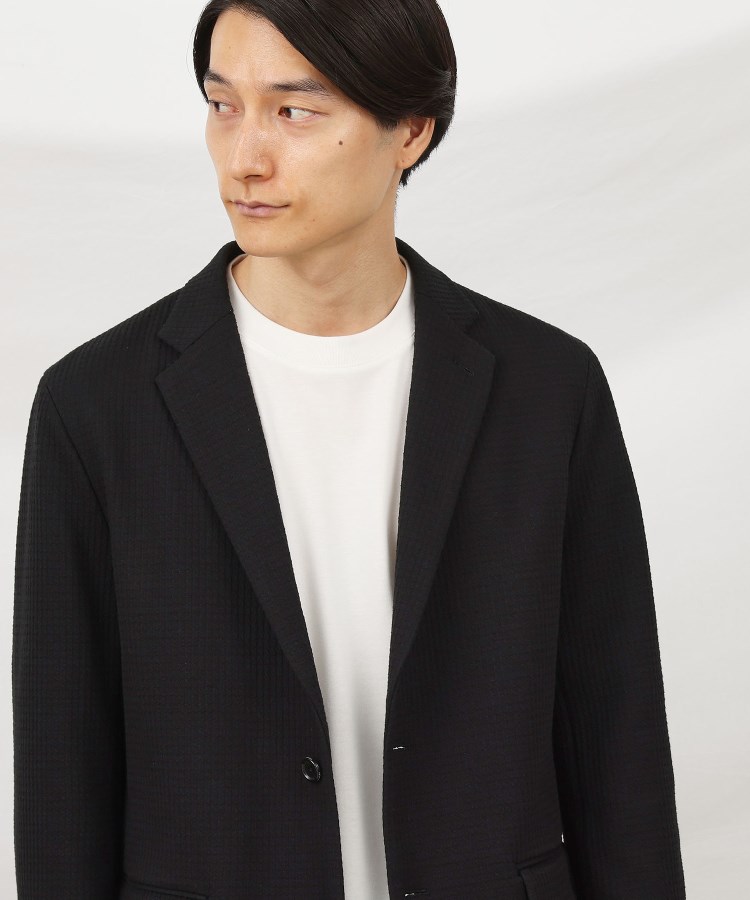 抗菌防臭】クロスウィーブ ジャケット（テーラードジャケット