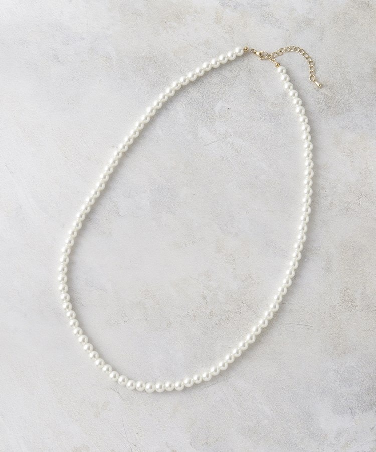 julynine ガラスパールロングネックレス julynine ガラスパールロング