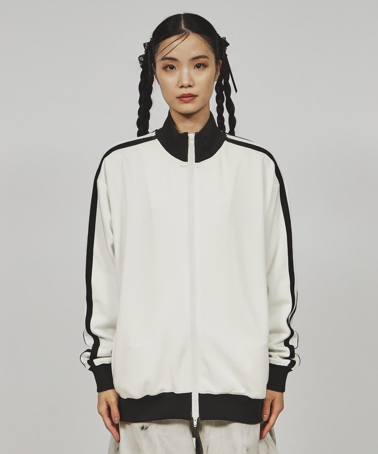 ルーズシルエットトラックジャケット（セットアップ対応）（ブルゾン