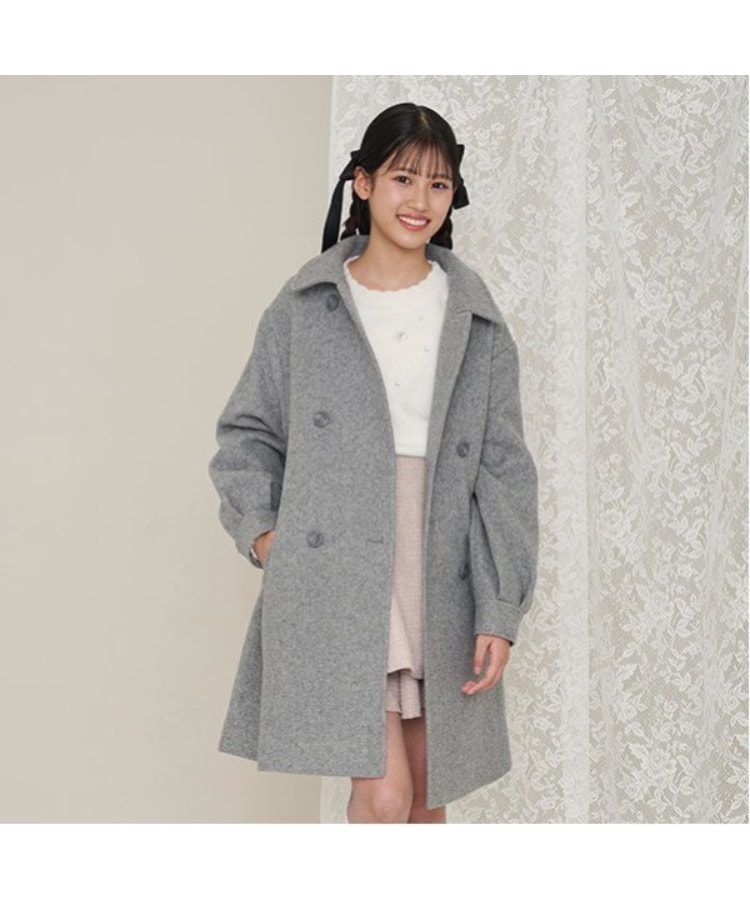ケープつきマルチカラーコート（ダッフルコート） | mezzo piano