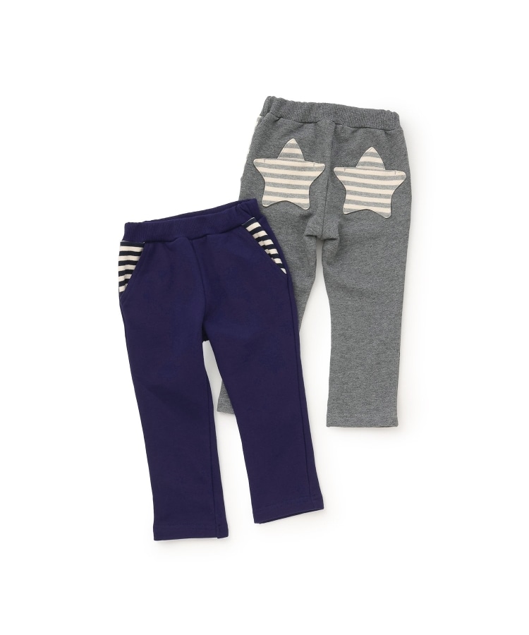 ボーダー星ポケット裏毛パンツ（その他） | sense of wonder（センス