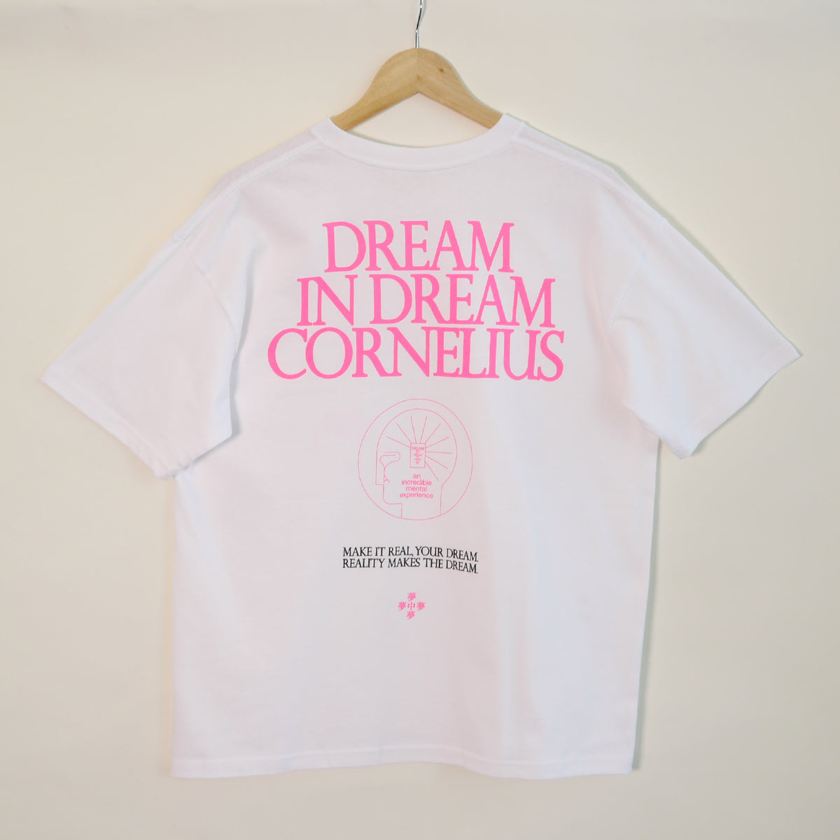 夢中夢 TOUR T-SHIRT (white×pink) – ワーナーミュージック・ストア