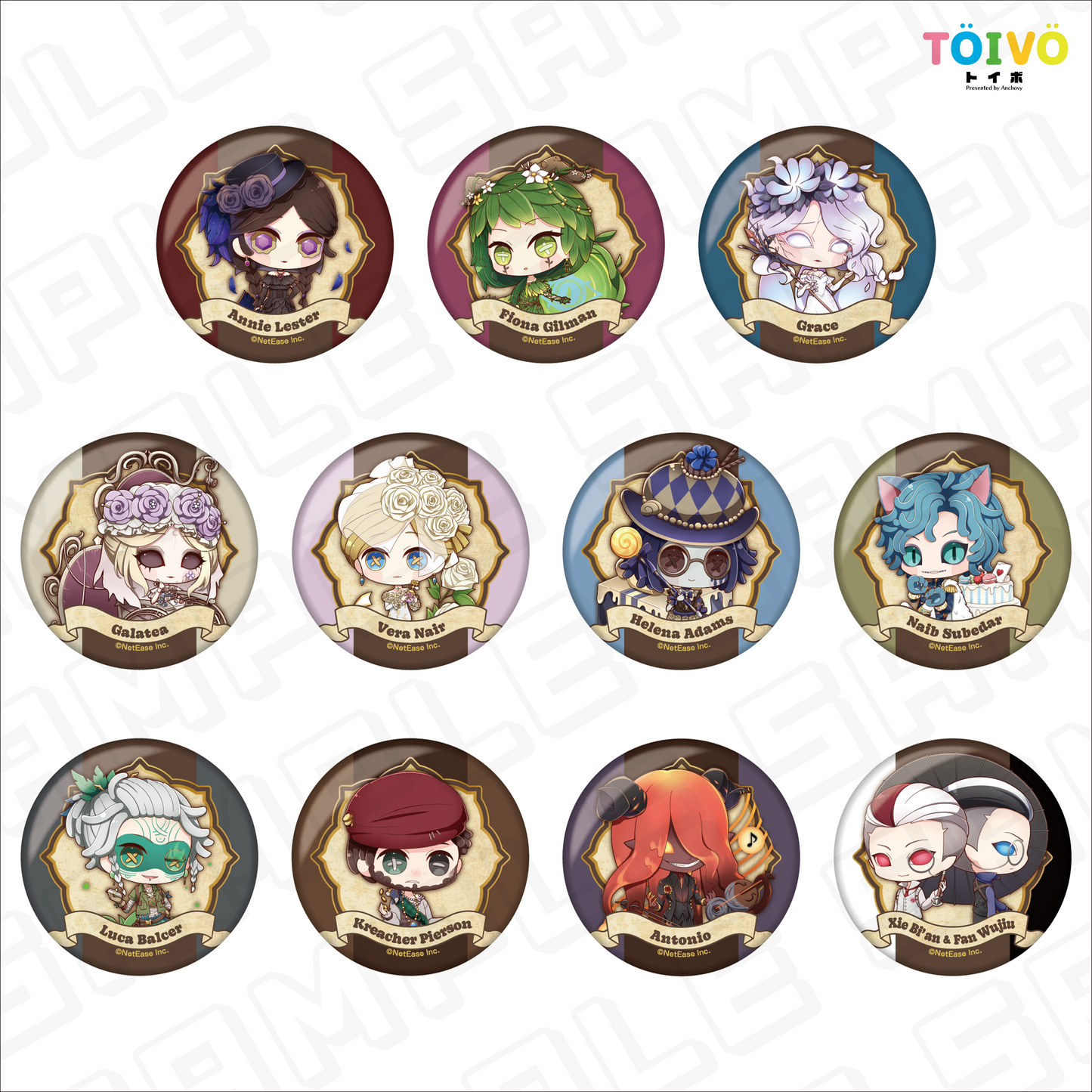 第五人格 缶バッジ 囚人 初詣 正月 缶バッジ 第五人格 缶バッジ 囚人