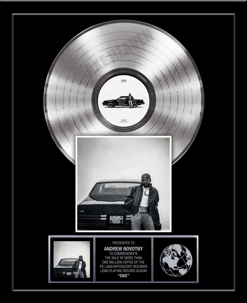 PLATINUM RECORD VERTICAL DESIGN Album Tribute 18