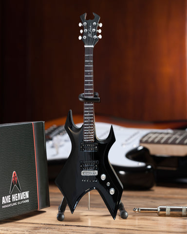 Official B.C. Rich® Black Warlock® with Widow Headstock Miniature