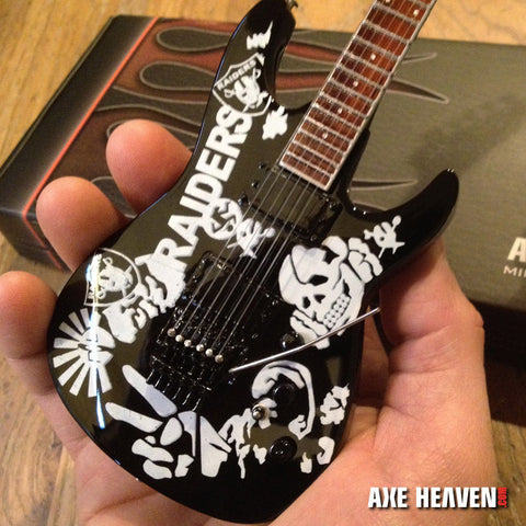 Jeff Hanneman Signature Raiders Tribute Mini Guitar Replica