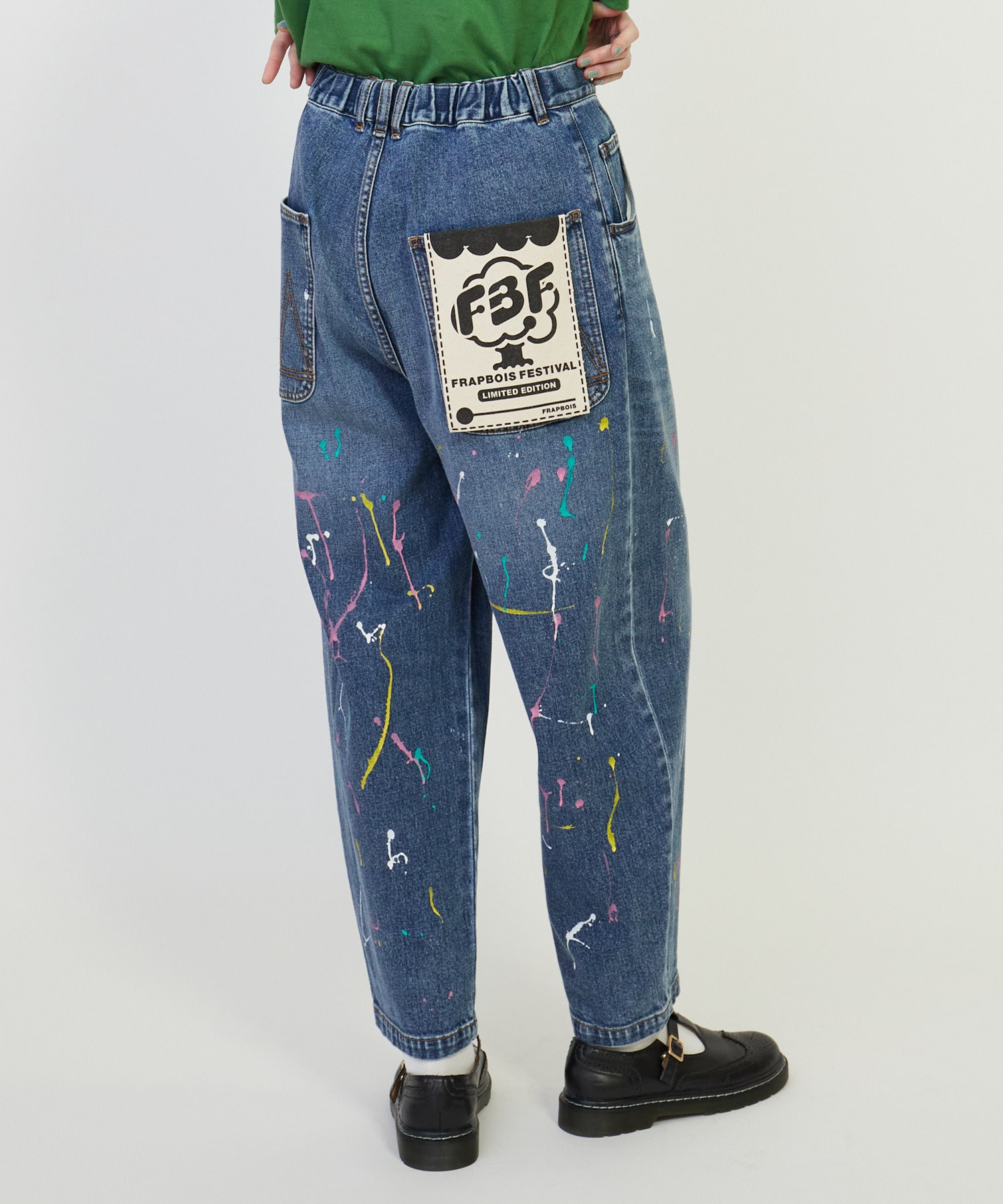 フラフェス ペイント加工デニム パンツ｜BIGI online store - ビギ