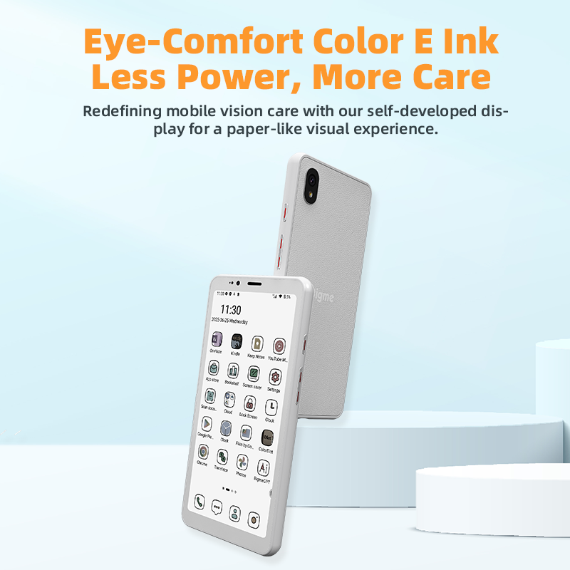 Bigme 4G color ePaper smartphone Hibreak S with Android 14 OS