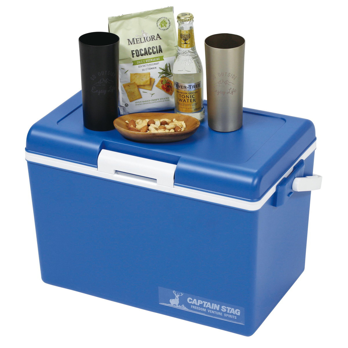 シエロクーラーボックス25（マットブルー） -キャプテンスタッグ公式