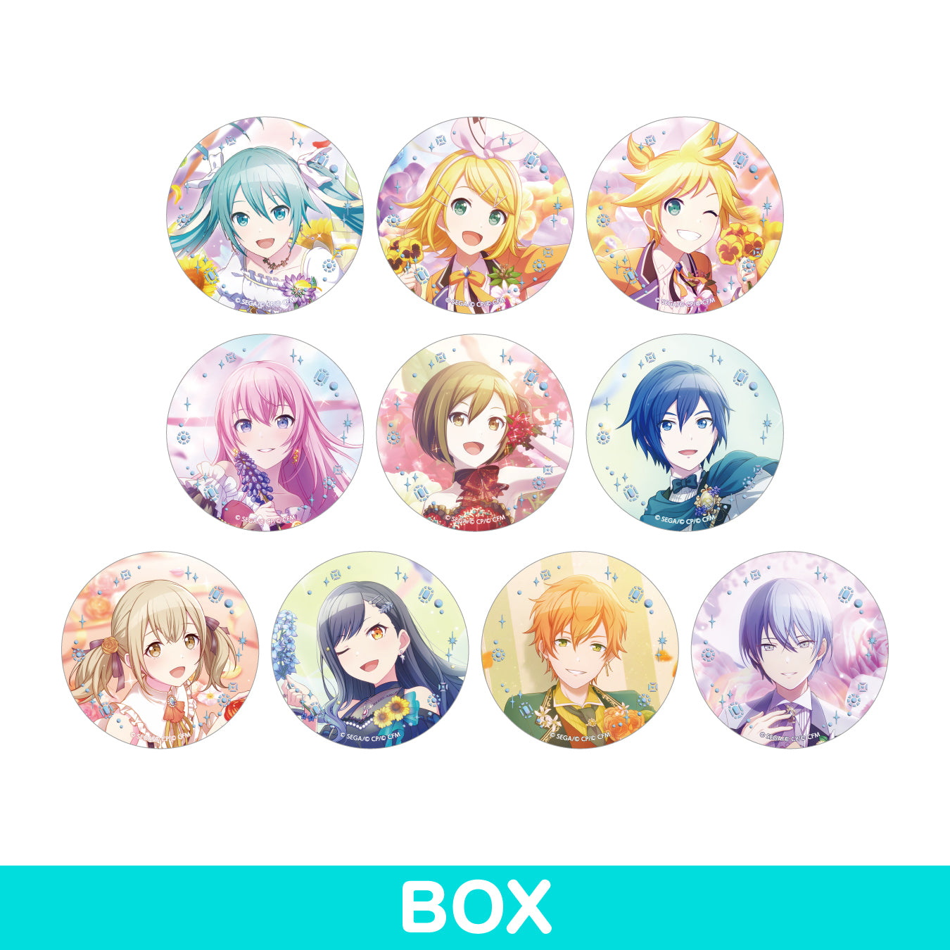 予約商品】Anniversary/Birthdayカードイラスト 缶バッジコレクション