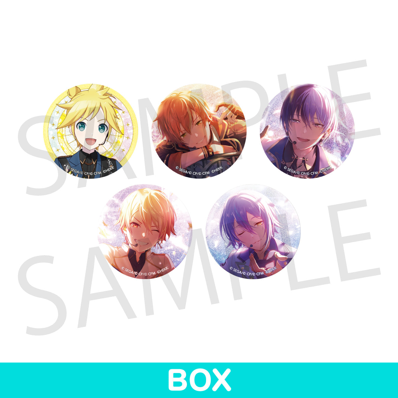 東雲彰人 プロセカ×あんスタ コラボ 缶バッジ コネクトライブ 特訓前