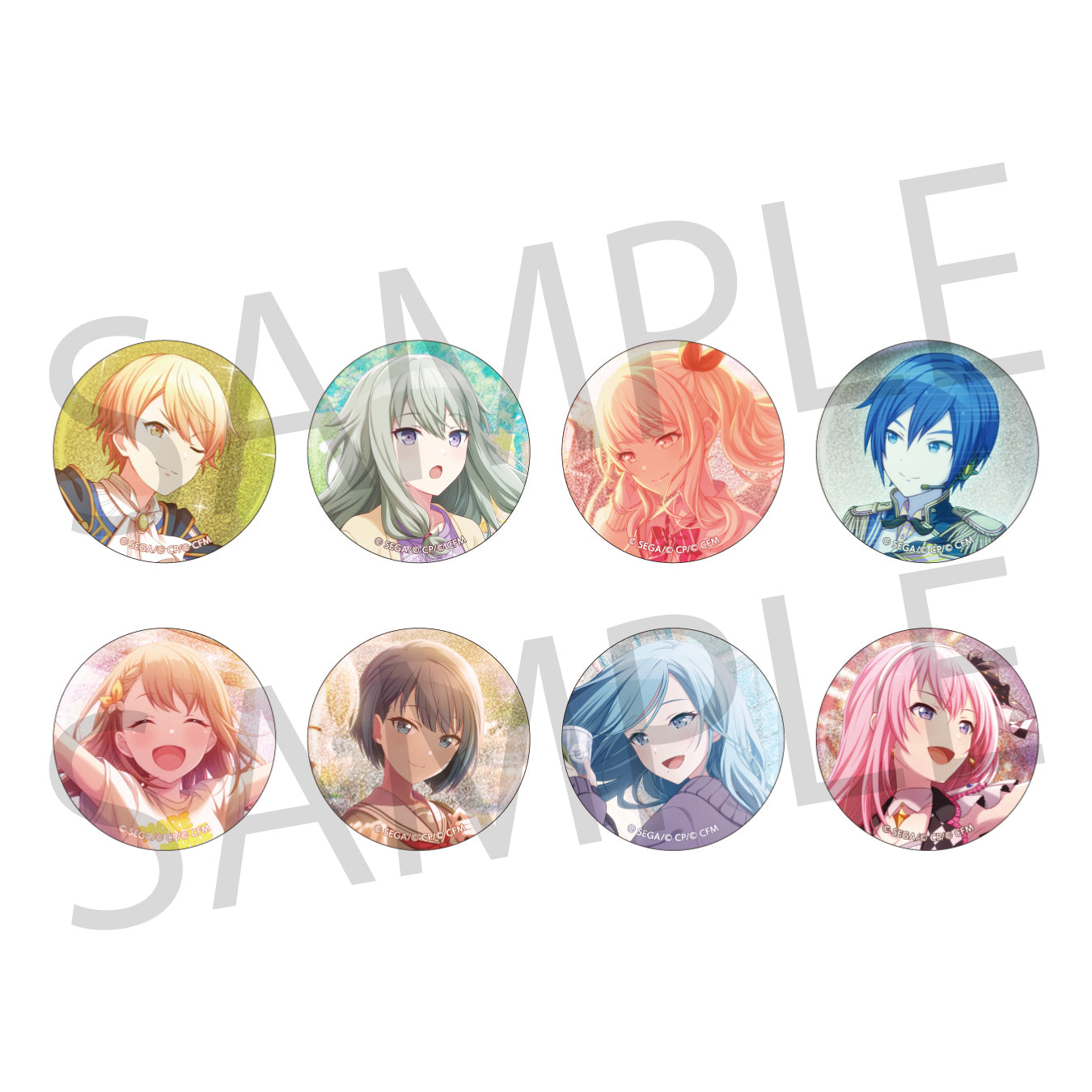 天馬司 はぴこれ グリッター缶バッジ ぬいぐるみ はっぴーこれくしょん