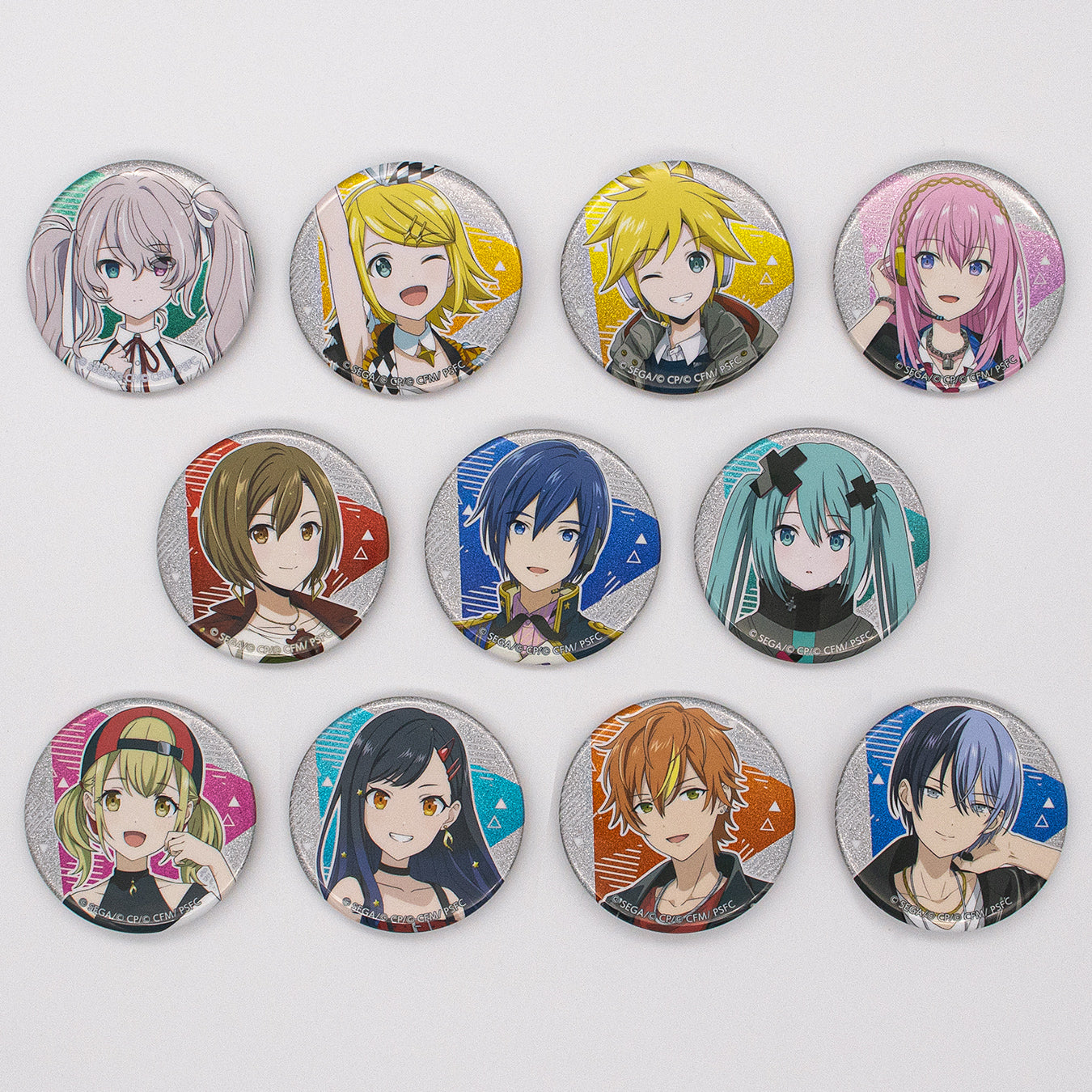 プロセカ グリッター缶バッジ 40A KAITO 予約商品】グリッター缶バッジ