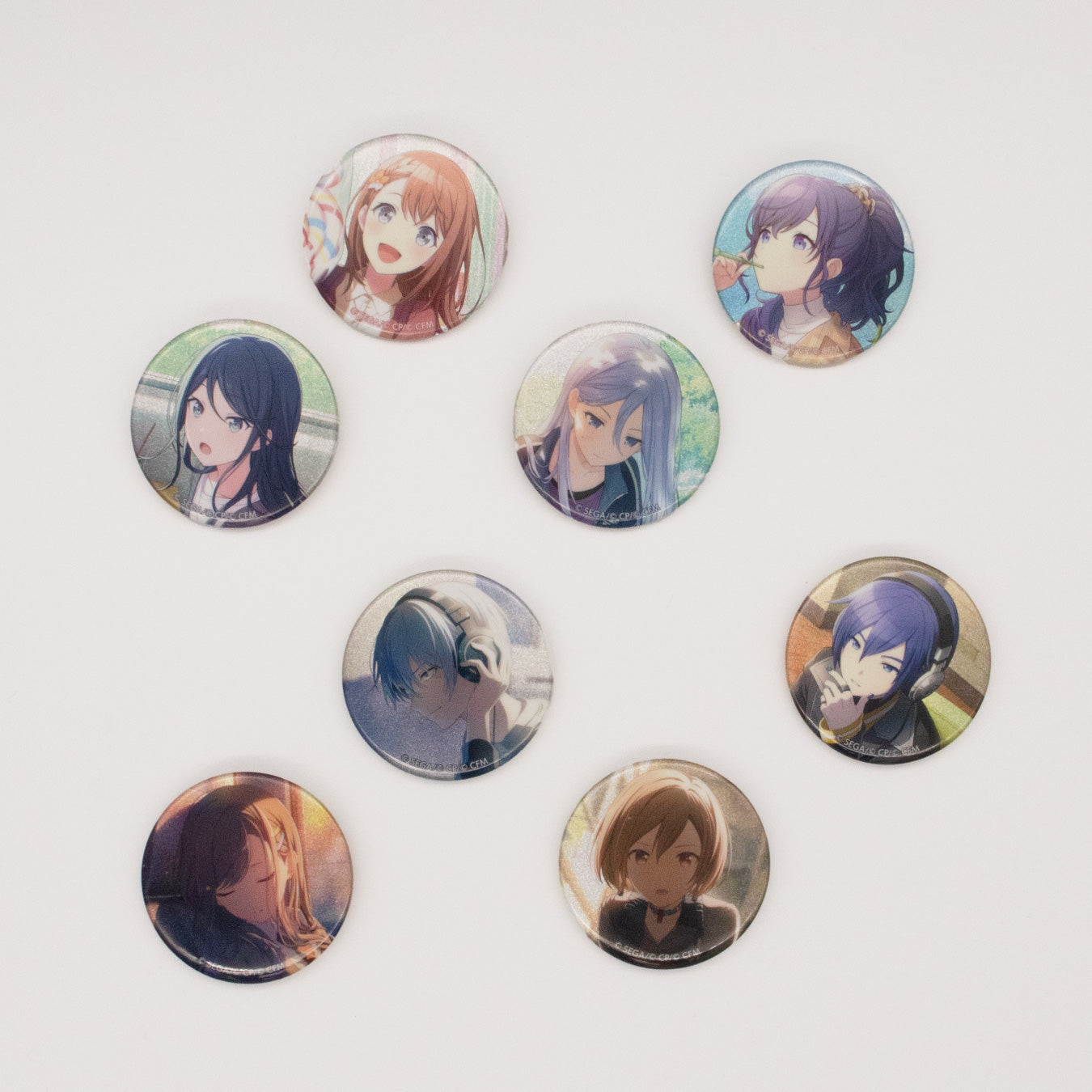 グリッター缶バッジ イベントイラストコレクション vol.41 A