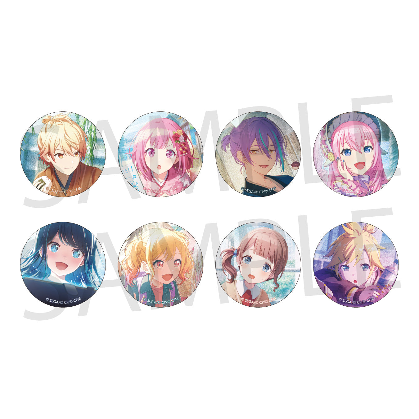 予約商品】グリッター缶バッジ イベントイラストコレクション vol.45 A