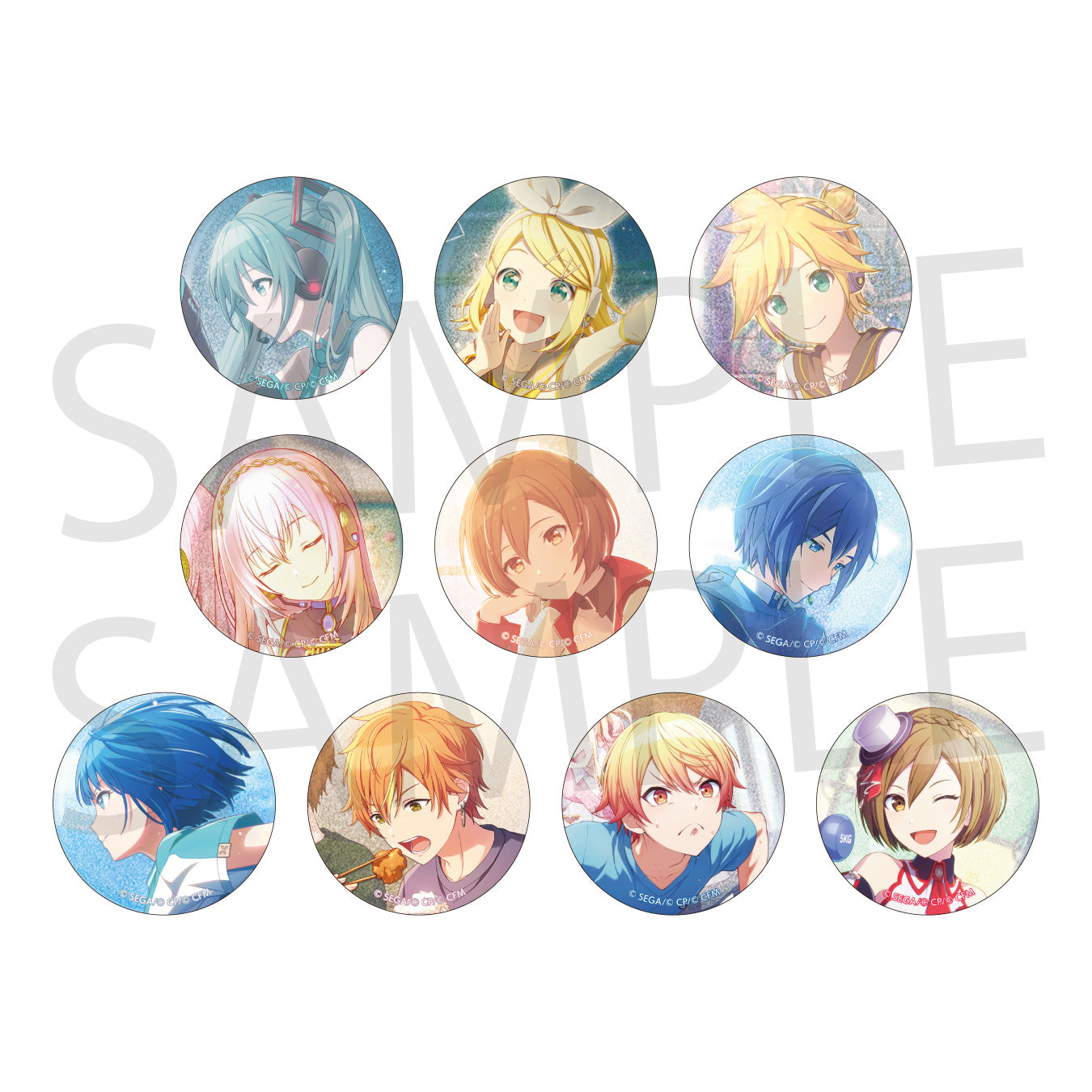 予約商品】グリッター缶バッジ イベントイラストコレクション vol.45 C