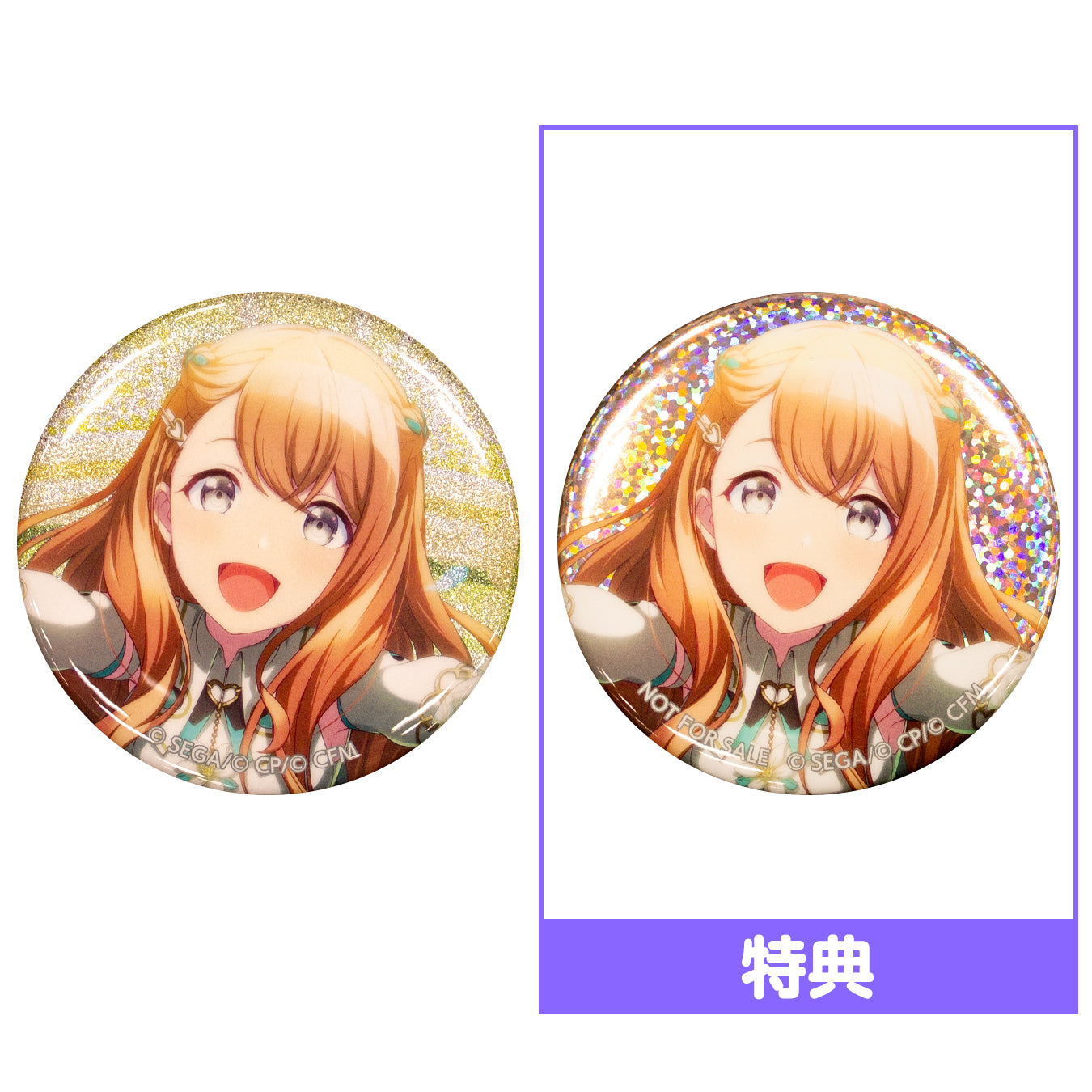 予約商品】グリッター缶バッジコレクション vol.3 B BOX 特典付き［花