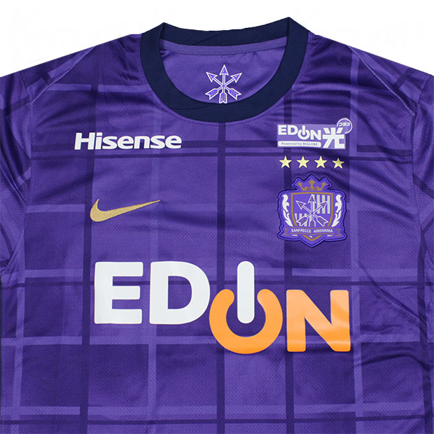 サンフレッチェ広島 2025 ホーム 半袖レプリカユニフォーム 24.東俊希