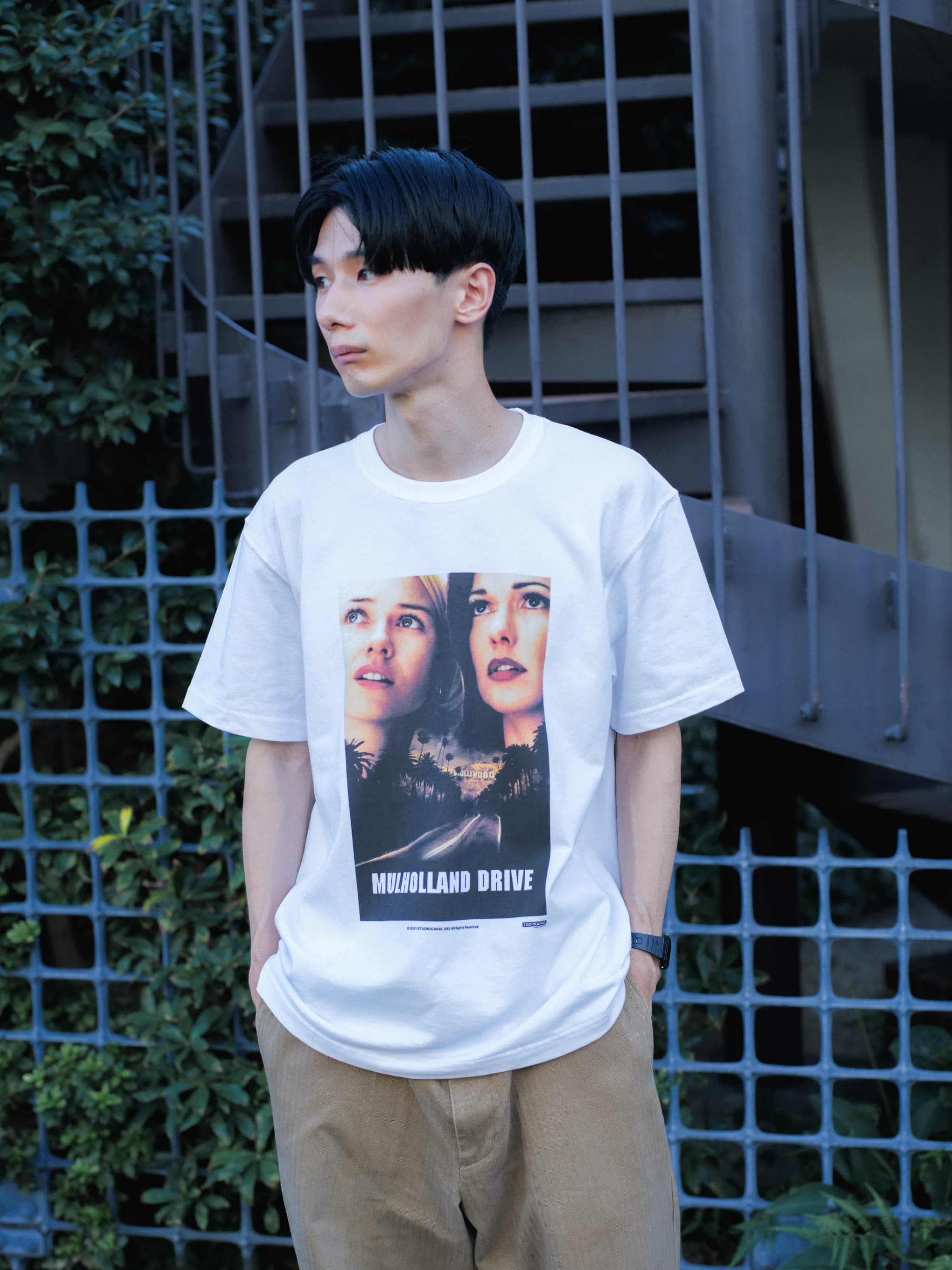 マルホランド・ドライブ』オフィシャルTシャツ ホワイト – Filmarks Store