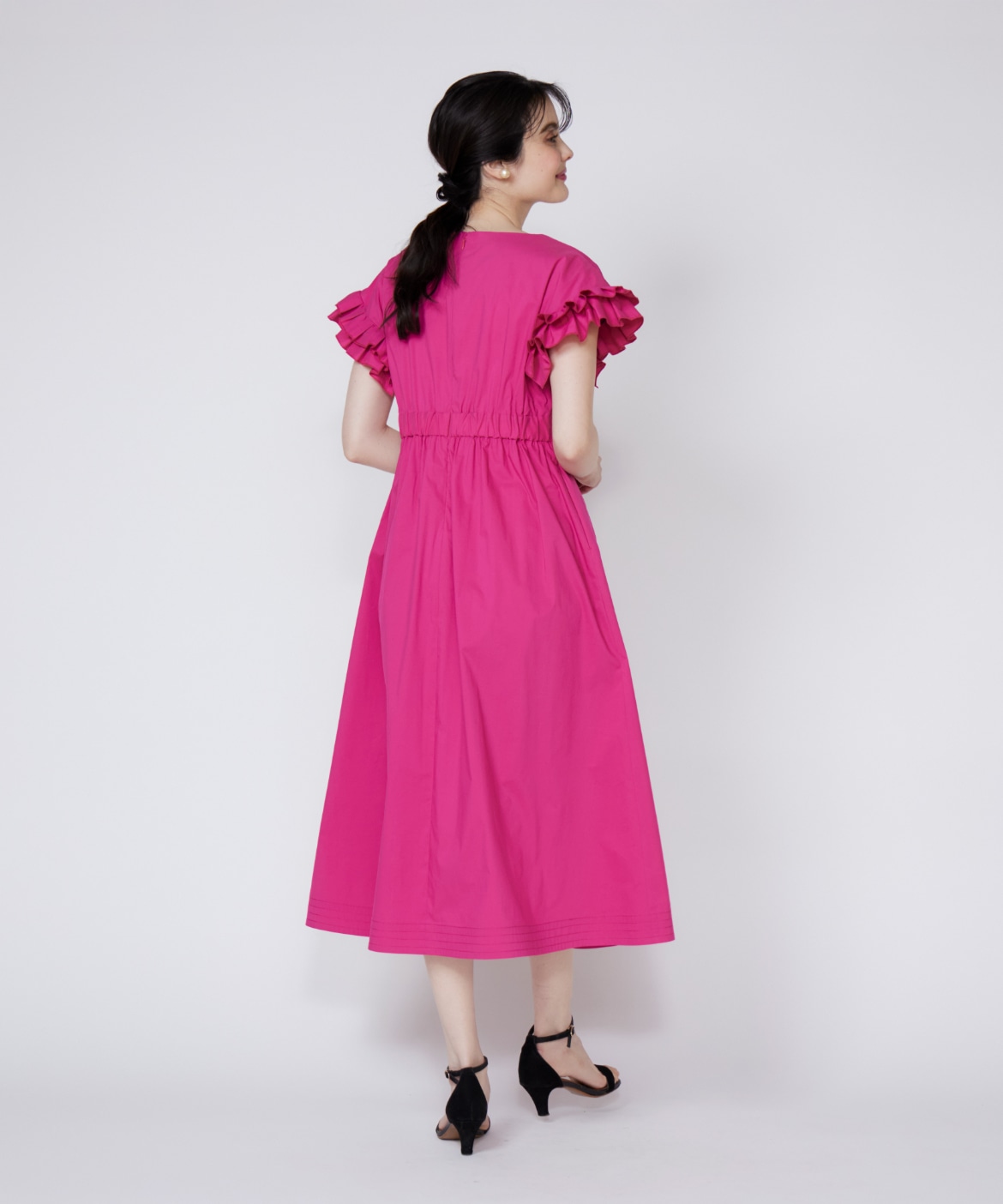 フリルスリーブワンピース｜Maglie le cassetto（マーリエ ル カセット