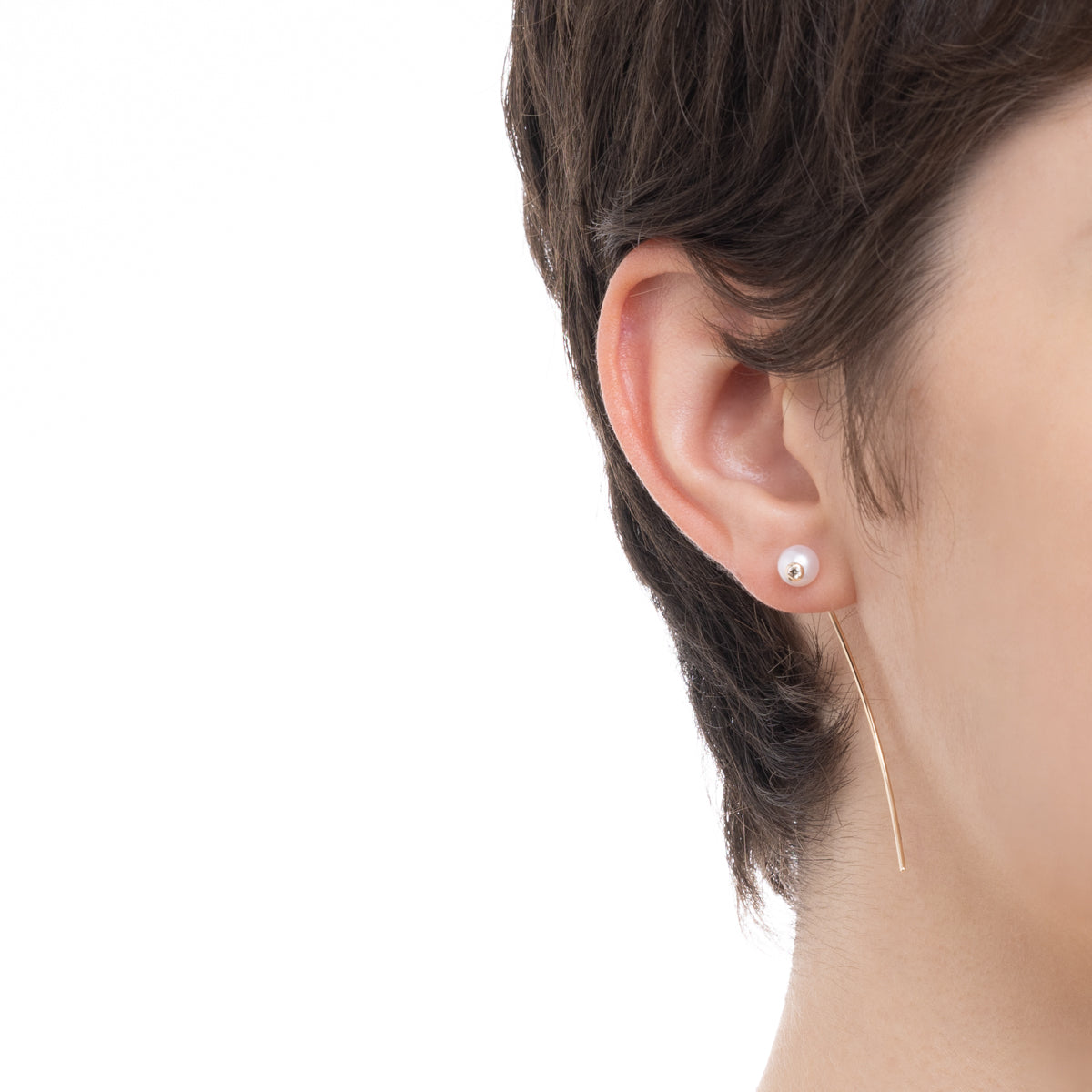 BELUGA アコヤパール ダイヤモンド アロー ピアス