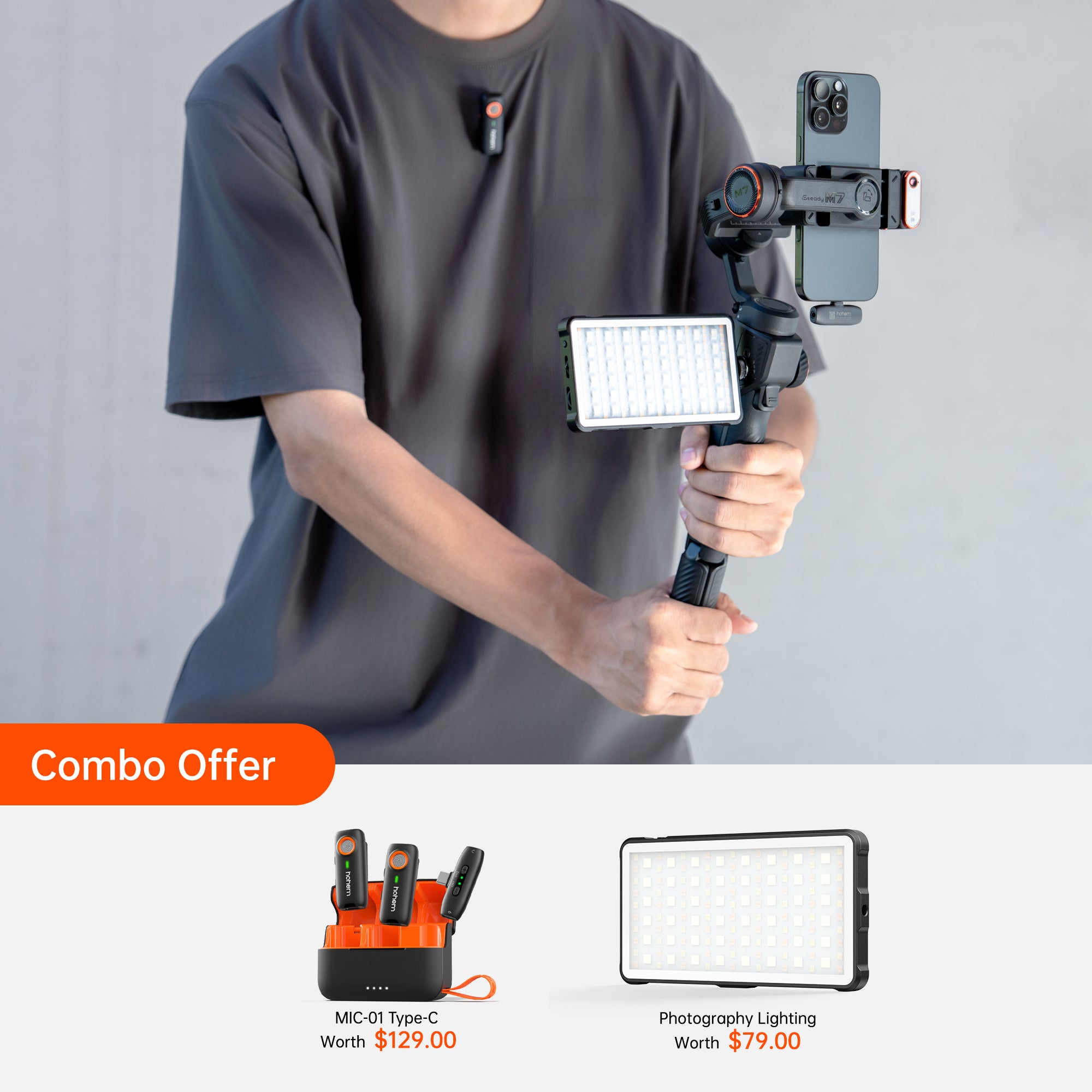 Hohem iSteady M7 – AI-Powered Gimbal for Phone