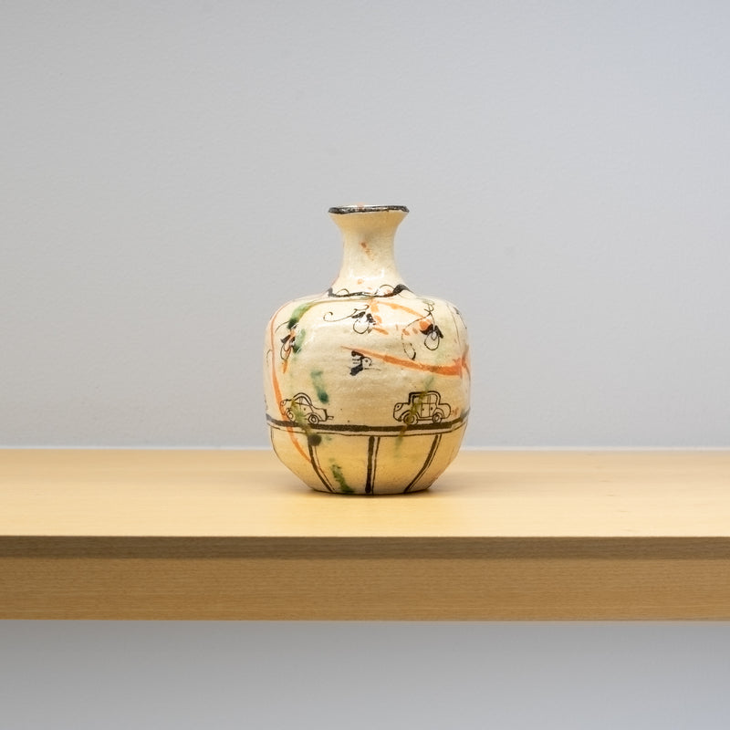 澤克典 / 弥七田織部 徳利（一点物） – HULS GALLERY TOKYO | 現代工芸