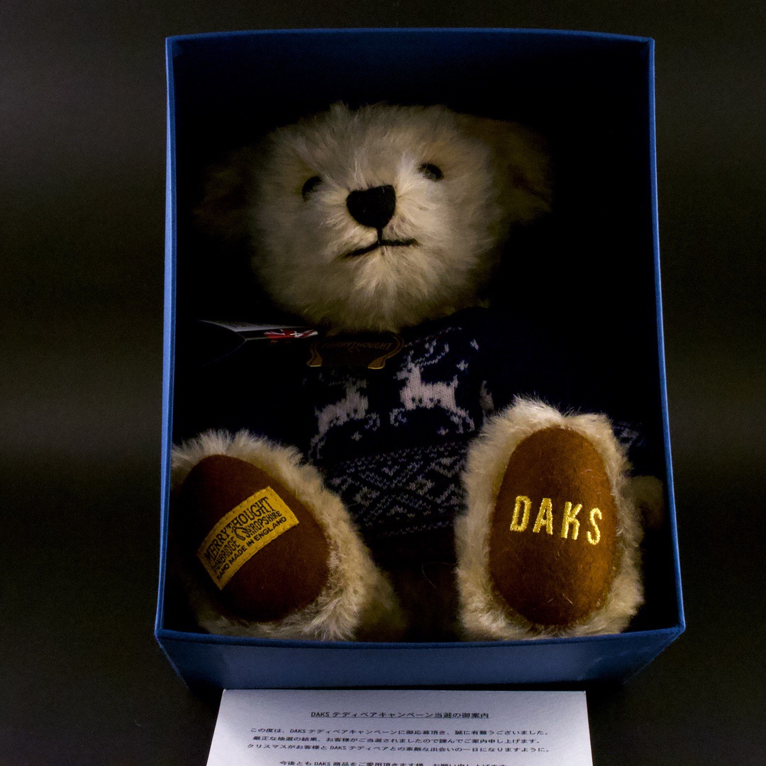 ぬいぐるみ イギリス メリーソート（Merrythought） テディベア DAKS