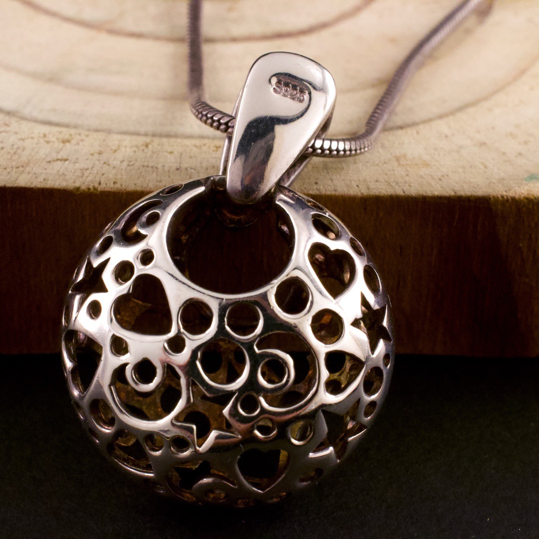 銀 シルバー S925 ペンダント レディース 「S925」「ITALY」刻印あり