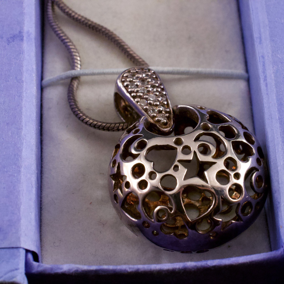 銀 シルバー S925 ペンダント レディース 「S925」「ITALY」刻印あり