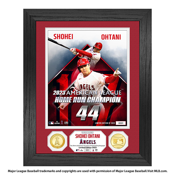 祝MVP！大谷翔平 24NLホームラン王獲得記念ダブルフォトミント 祝MVP