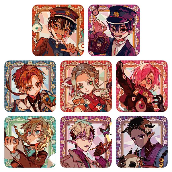 地縛少年花子くん ミュージアム 七不思議スクエア缶バッジ12点コンプリート