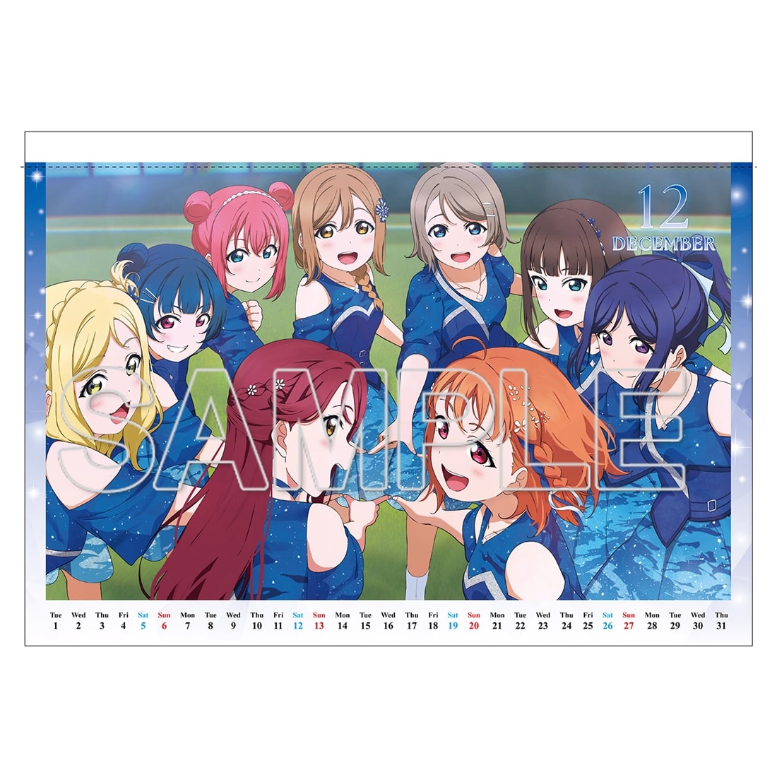 ラブライブ！サンシャイン!!』 カレンダー 2026: グッズ・文具