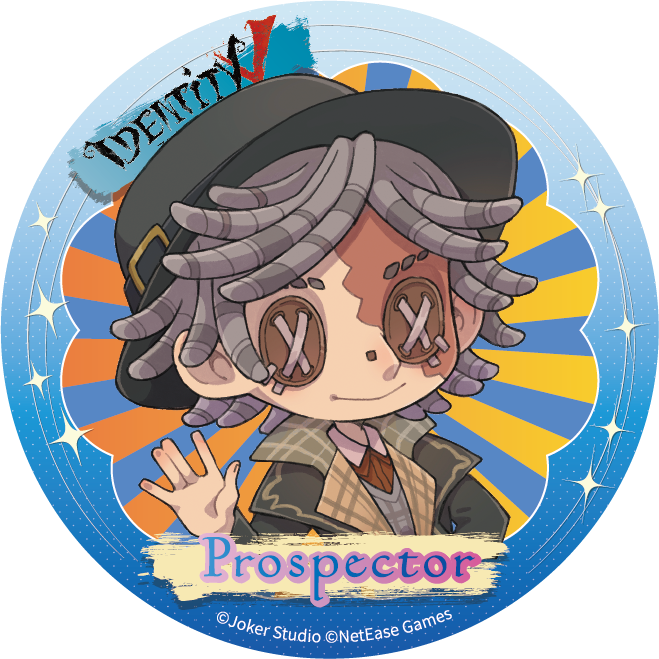 第五人格 探鉱者 ノートン 缶バッジ コミケ サマーダイブ やはぎ】第五